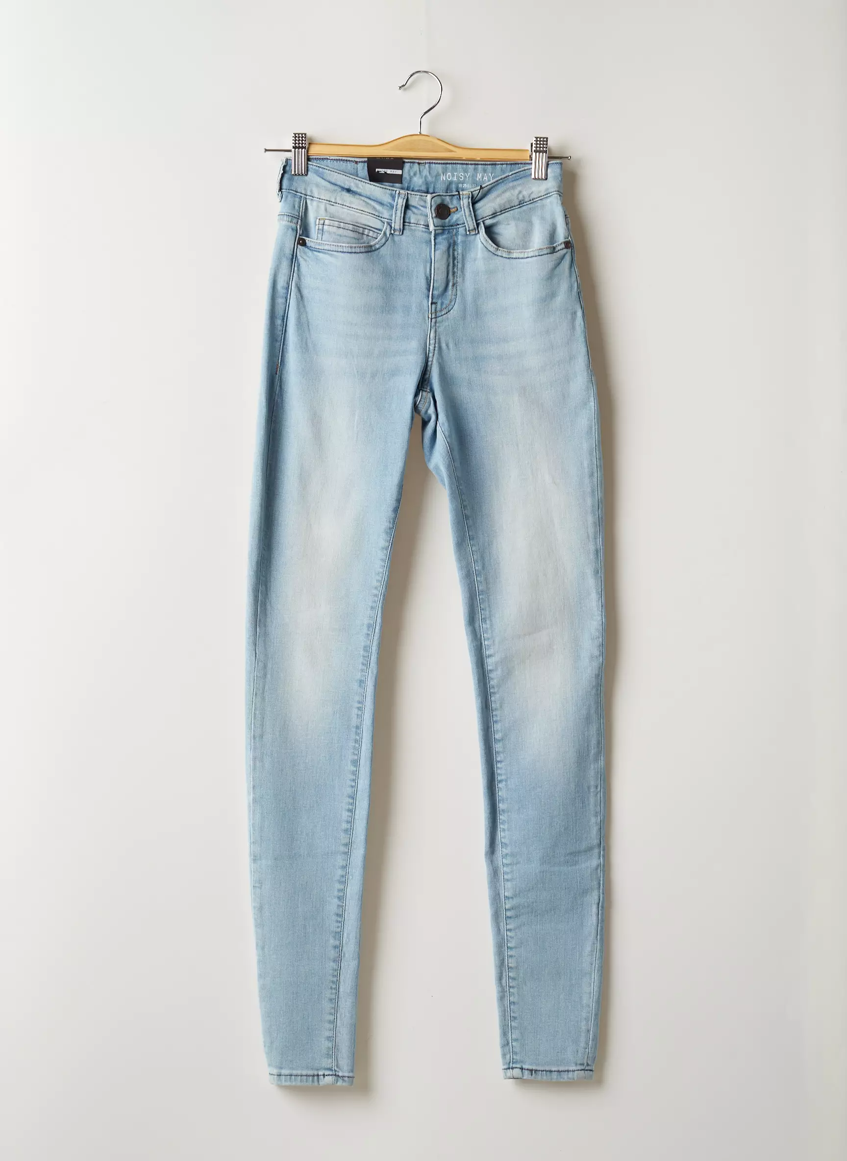 Noisy May Jeans Coupe Slim Femme couleur bleu
