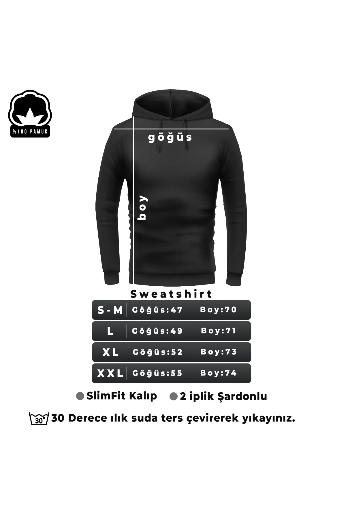 uyguntarz  Schwarzes Saturn-Sweatshirt