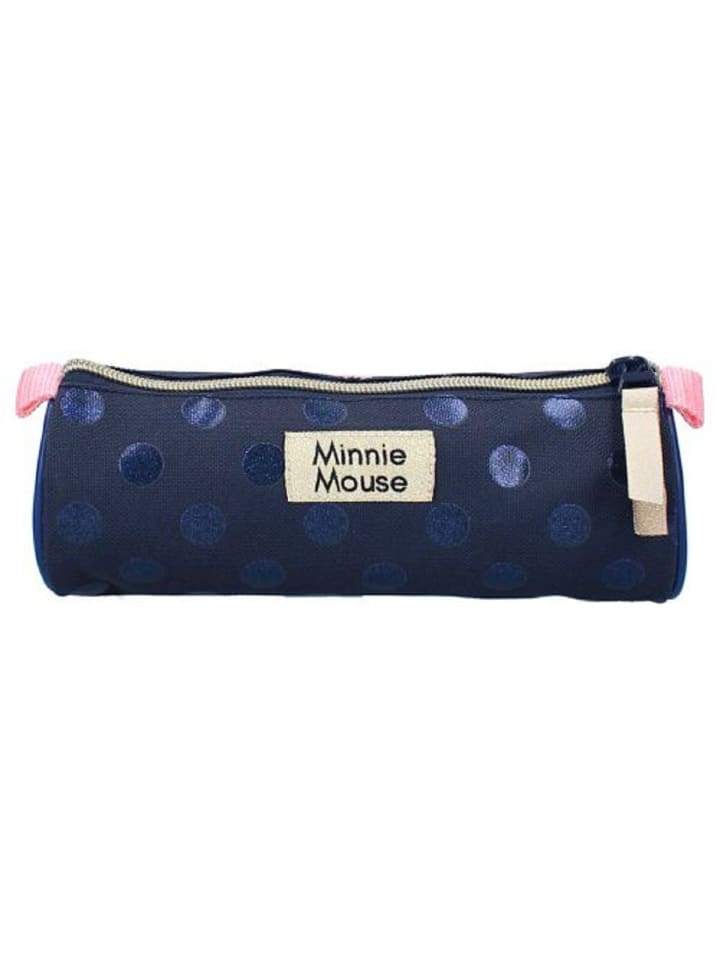 MINNIE MOUSE „Deluxe“ Etui Die ideale Federtasche für Mädchen in Dunkelblau günstig kaufen 21 cm