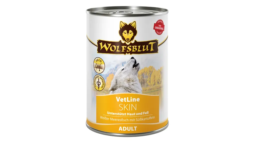 Wolfsblut Hundenassfutter VetLine Skin 395 g