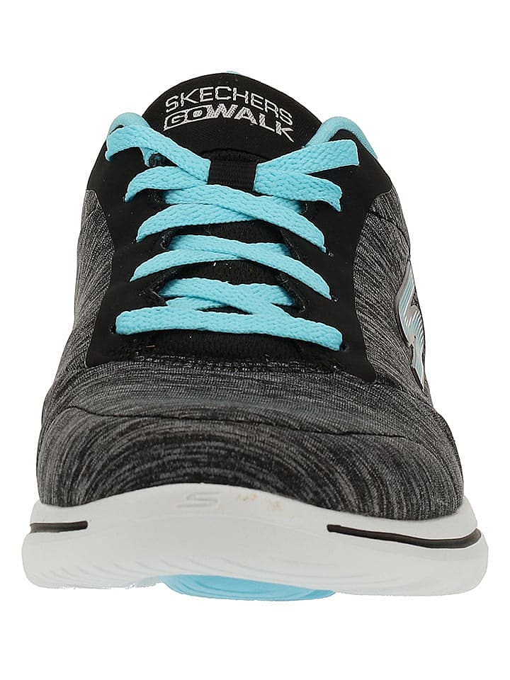 Skechers Sneakers in Schwarz/ Hellblau günstig kaufen 38