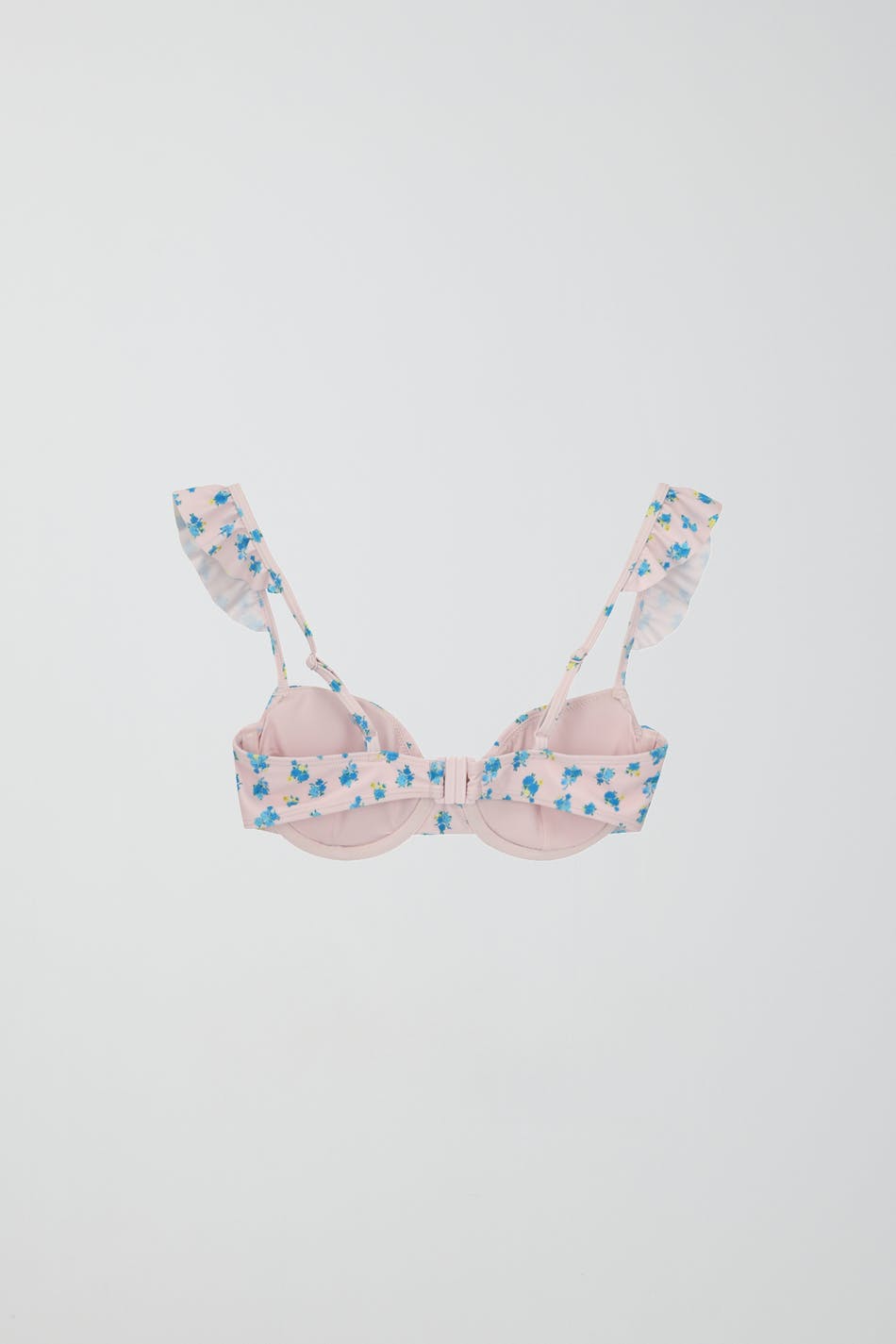 Frill strap bikini top