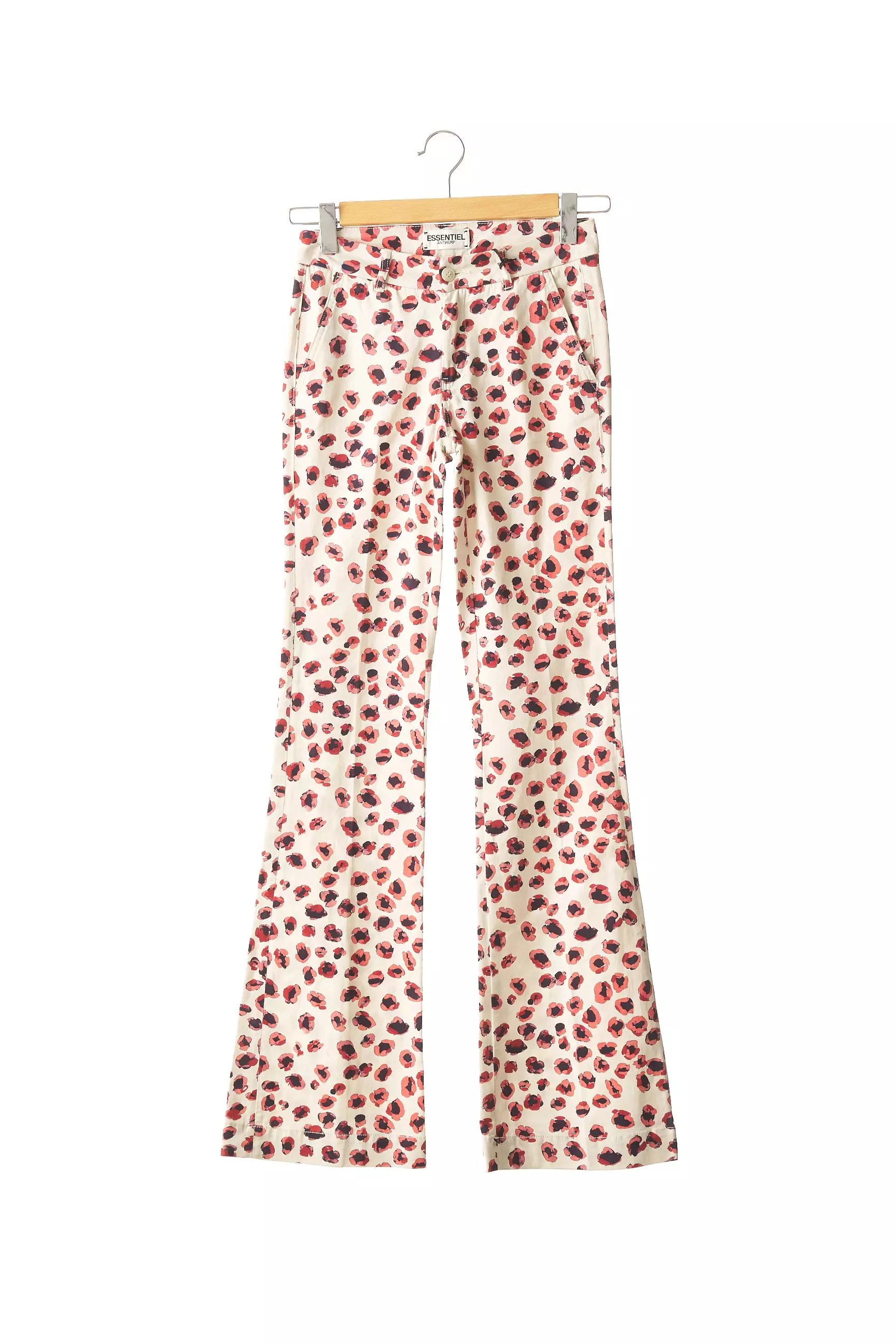 Essentiel Antwerp Pantalons Flare Femme couleur beige