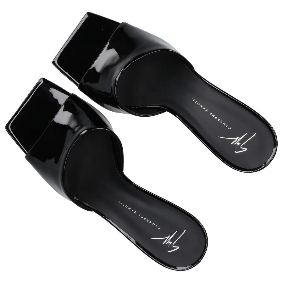 Giuseppe Zanotti - Pantoletten SOHLENE Lackleder - schwarz