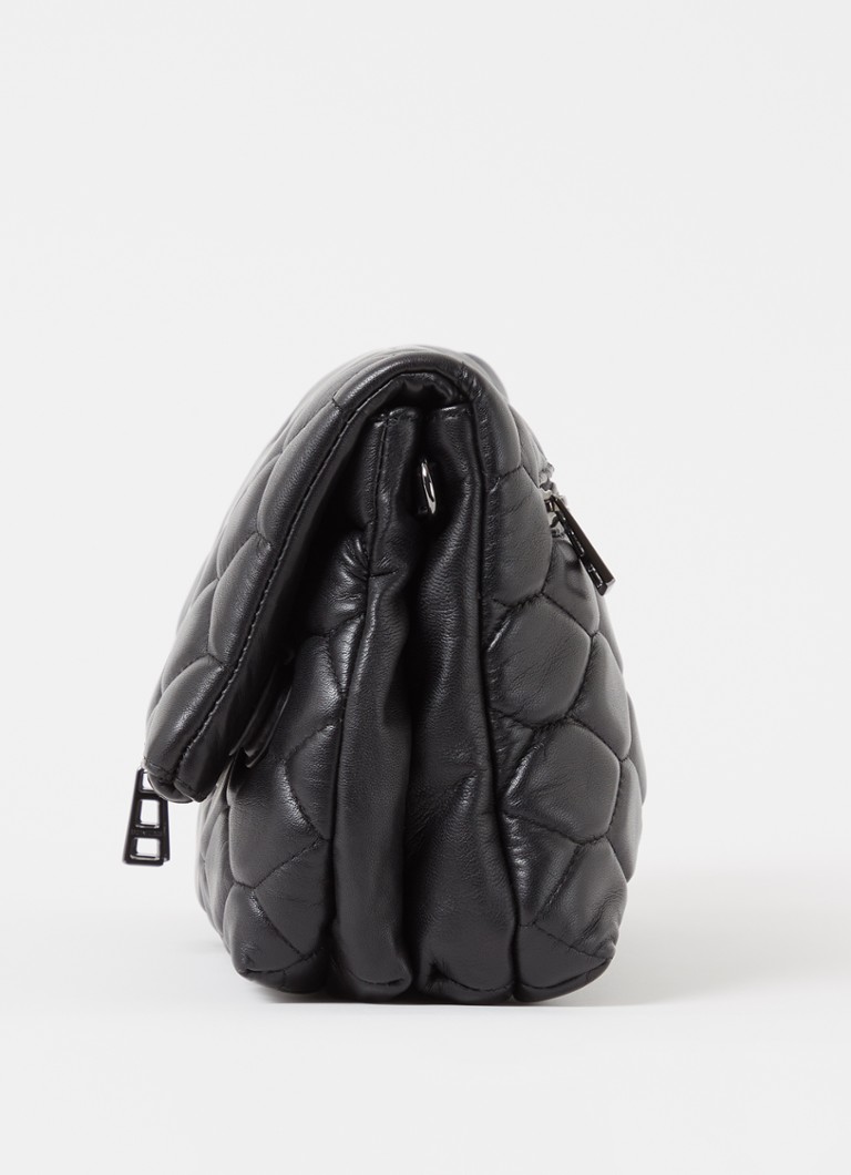 Zadig&Voltaire Rocky Mat XL -olkalaukku tikattua lampaannahkaa.