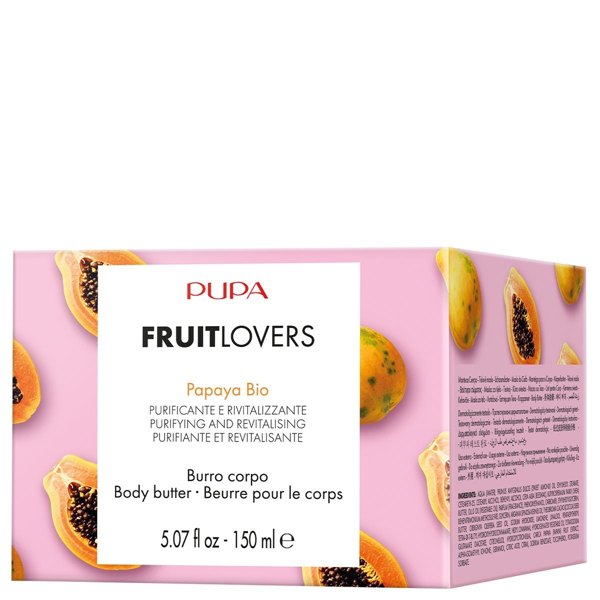 Unt de corp cu papaya organic PUPA Milano