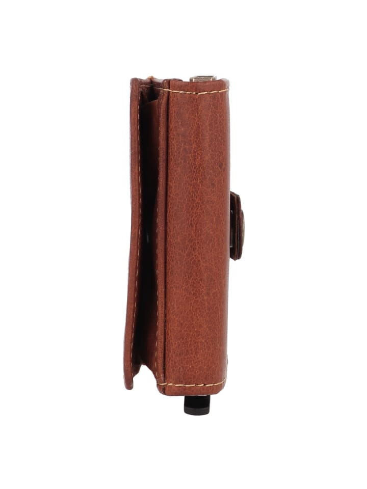 Greenburry Vintage Geldbörse RFID Schutz Leder 10 cm in cognac günstig kaufen onesize