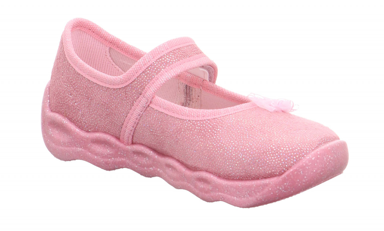 BUBBLE - Rosa/MehrfarbigHausschuh mit Klettverschluss