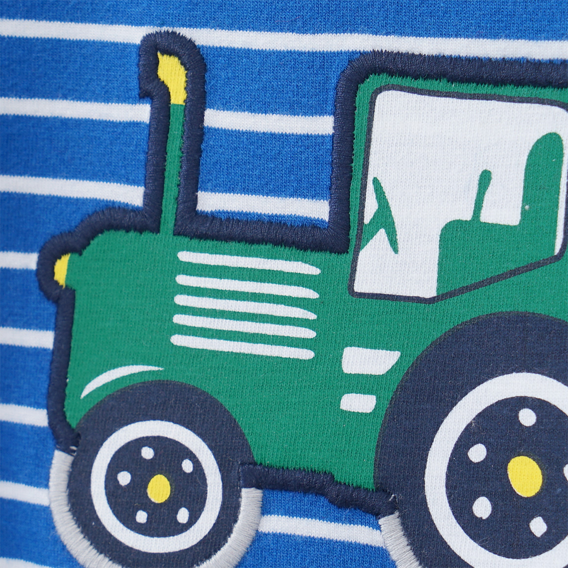 Kinder Langarmshirt mit Trecker-Applikation