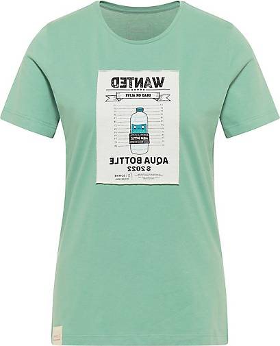 SOMWR T-Shirt T-Shirt With Square Slim Straw Print