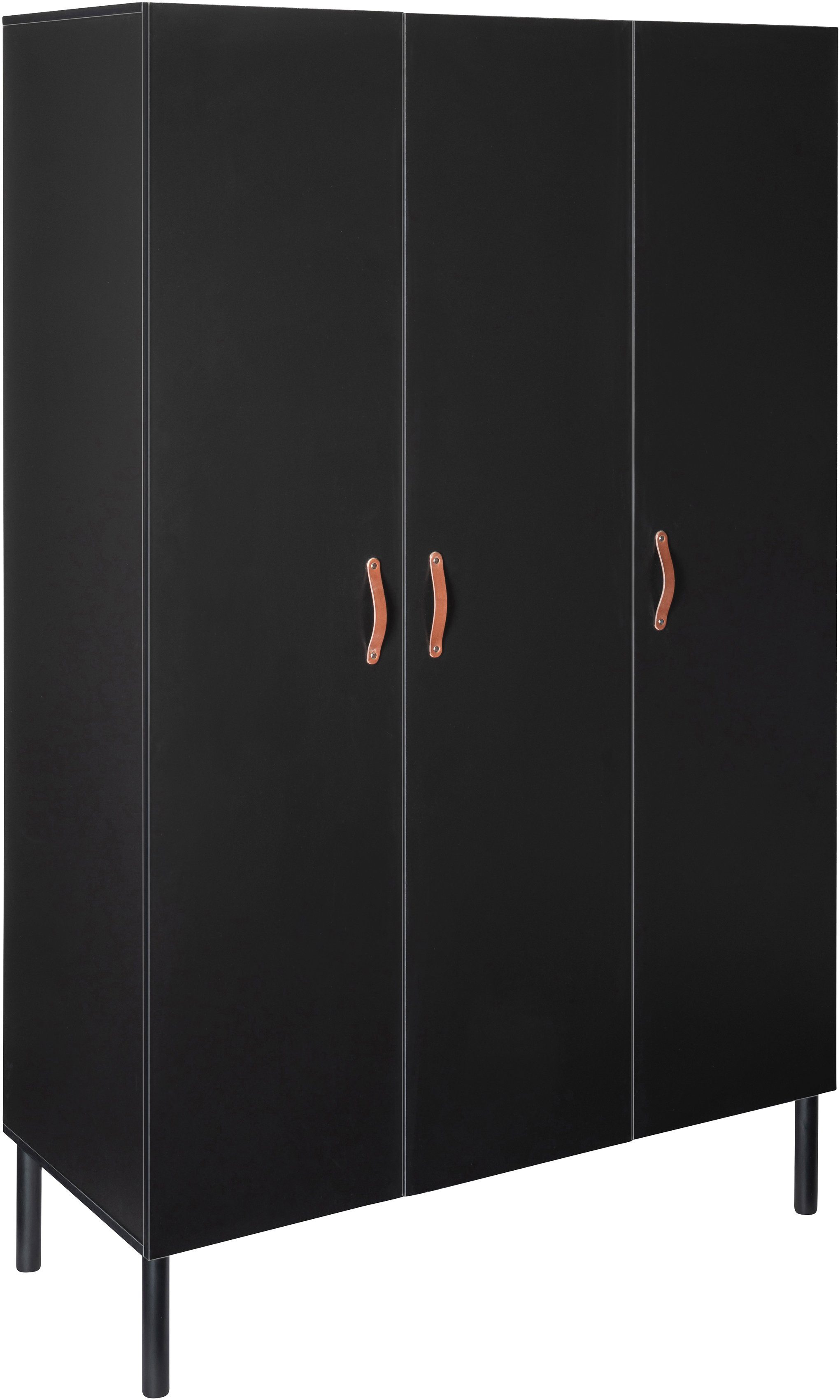Schardt Kinderkleiderschrank Camiel Black 3-türig; Made in Germany