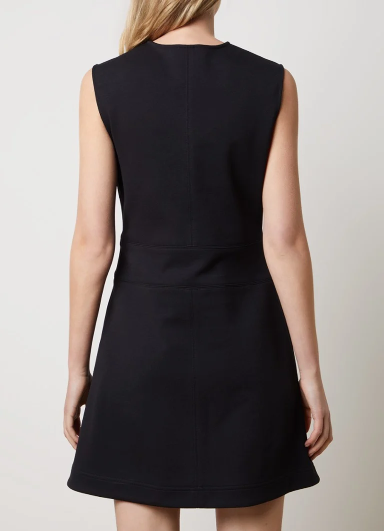Rochie scurtă Moncler cu buzunare aplicate și logo