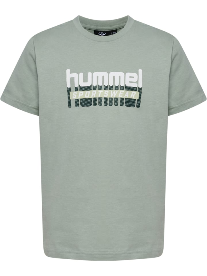 Hummel Hummel T-Shirt Hmltukas Kinder in BLACK IRIS/ICEBERG GREEN günstig kaufen