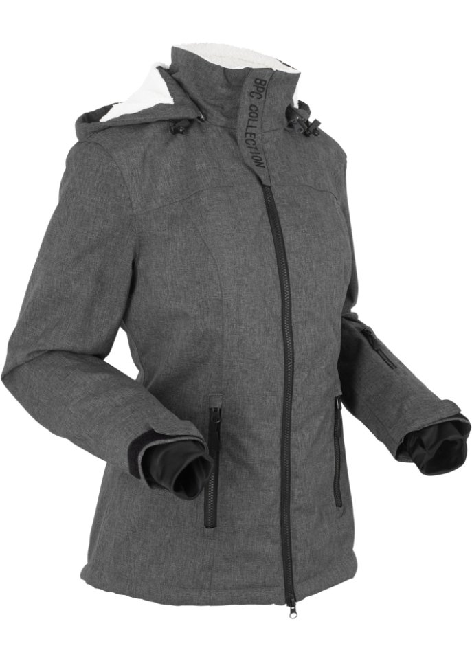 Outdoor-Funktions-Jacke mit Teddyfleece