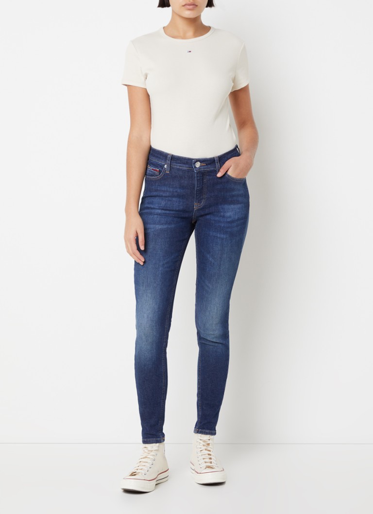 Tommy Hilfiger T-shirt with ribbed structure and logo embroidery