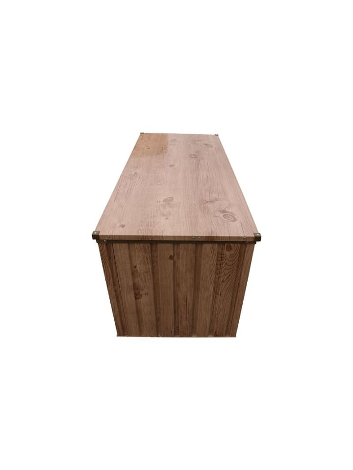 VCM  Metall Garten Gerätebox Kiste Kissenbox 770 L in Braun günstig kaufen onesize