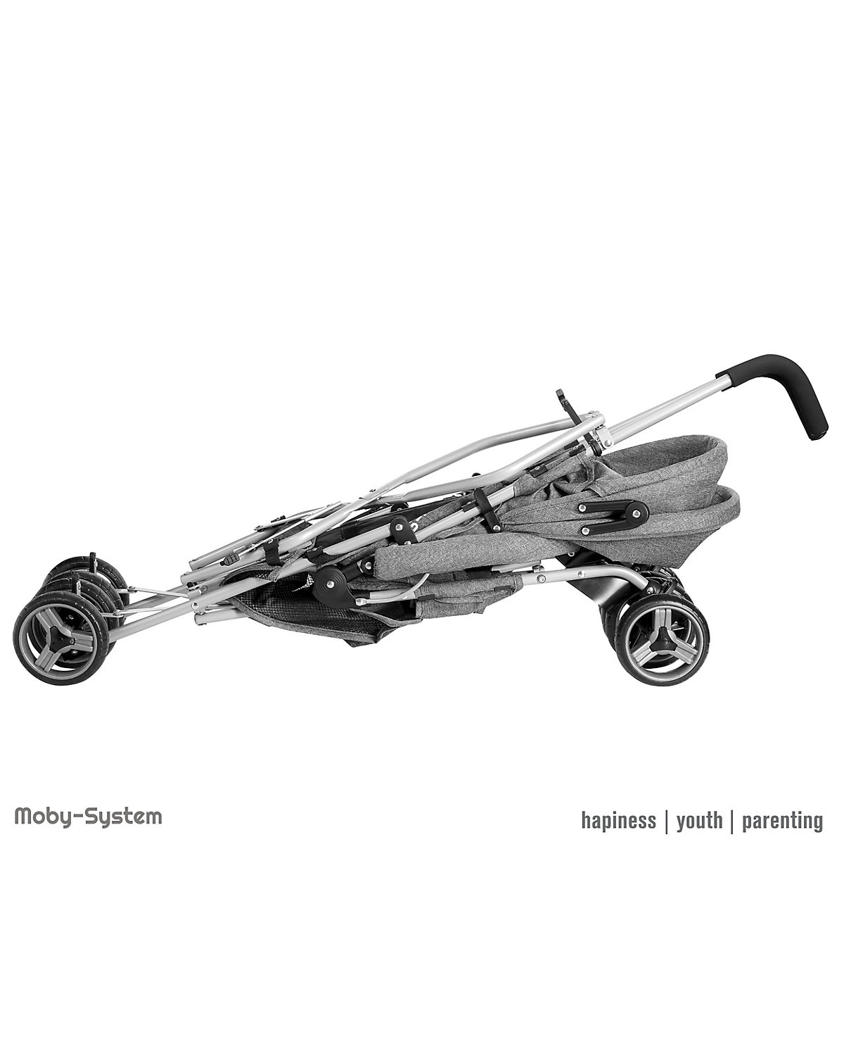 Kinderwagen Schwenkbare Schaumstoffräder mit Sonnenverdeck