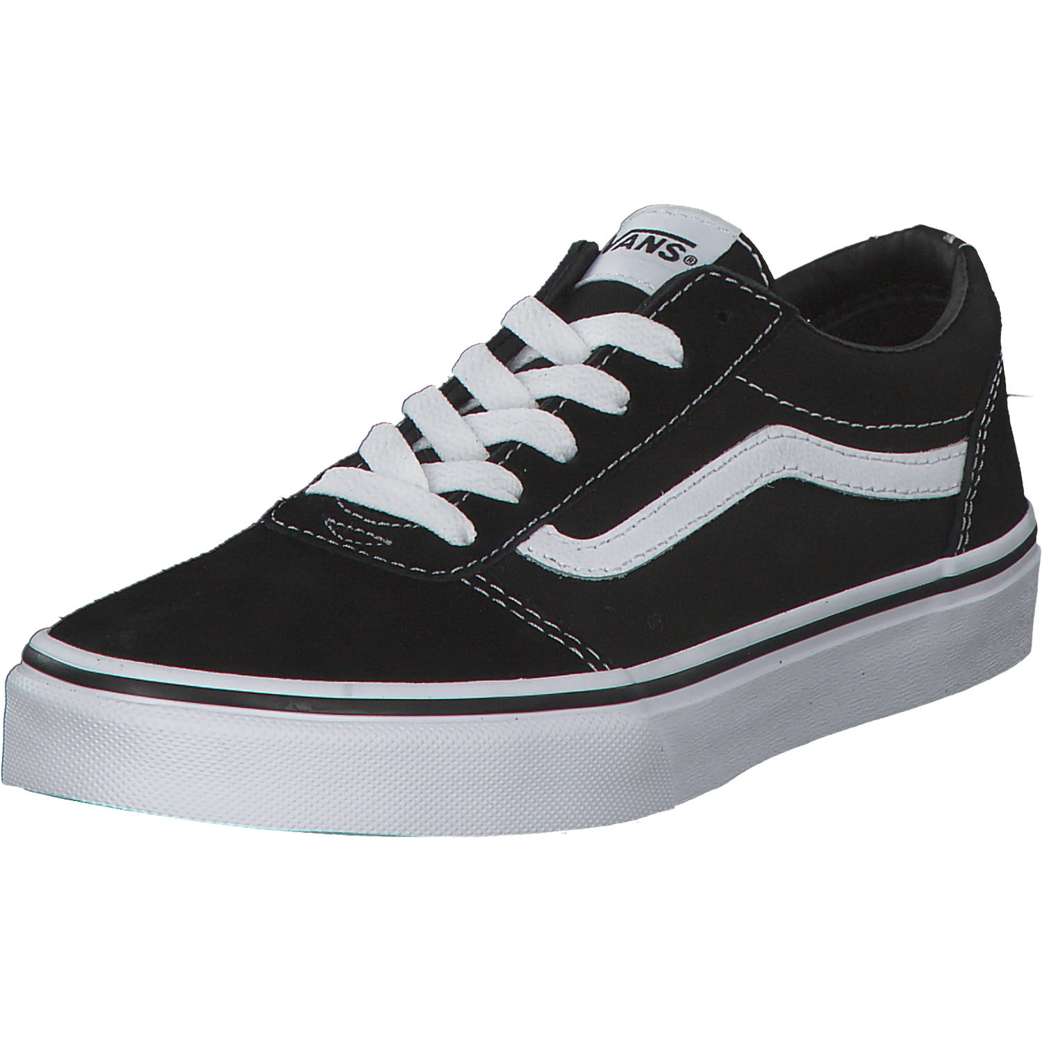 Vans YT Ward VN0A38J9, Sneakers Low, Kinder, Schwarz (Black/White)