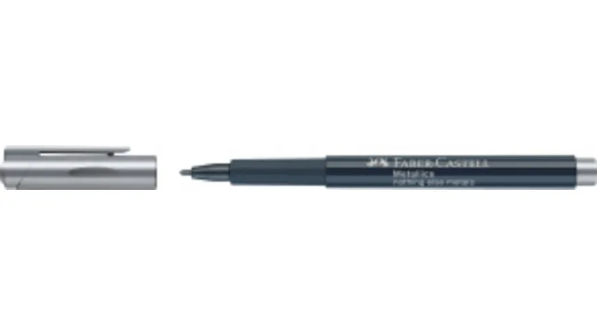 FABER-CASTELL Metallics Marker 2er Set Gold/Silber