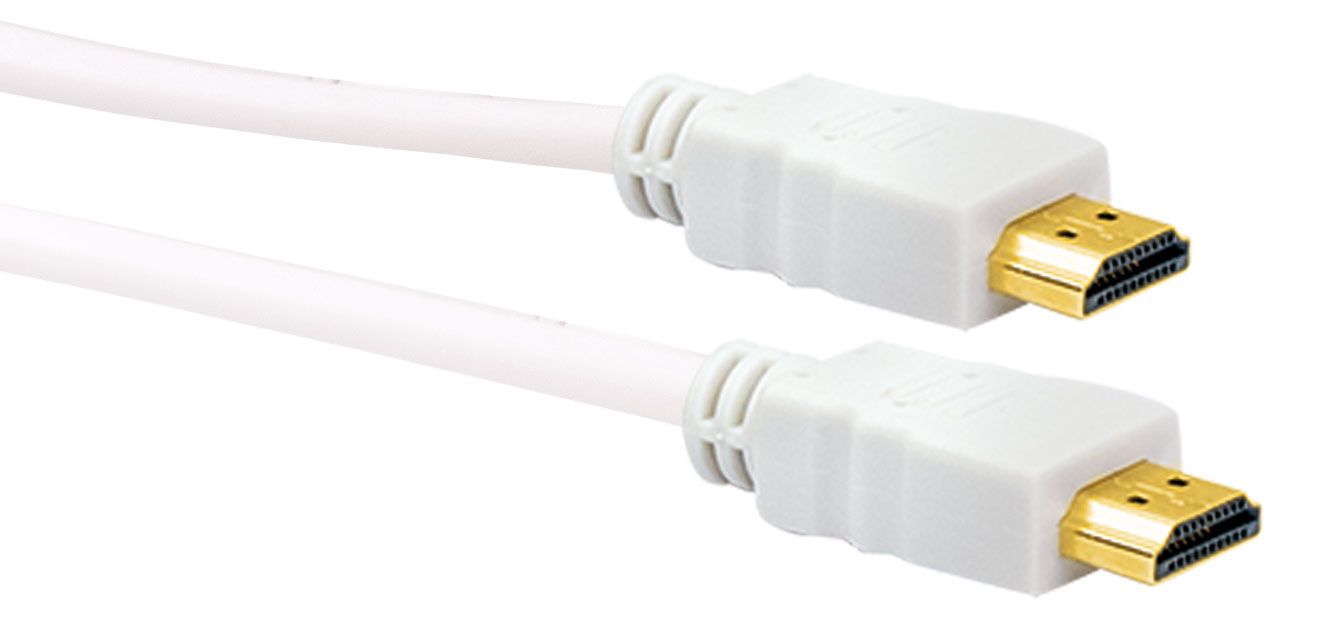 Schwaiger HDM0300 3 meter weißes  HDMI Anschlusskabel