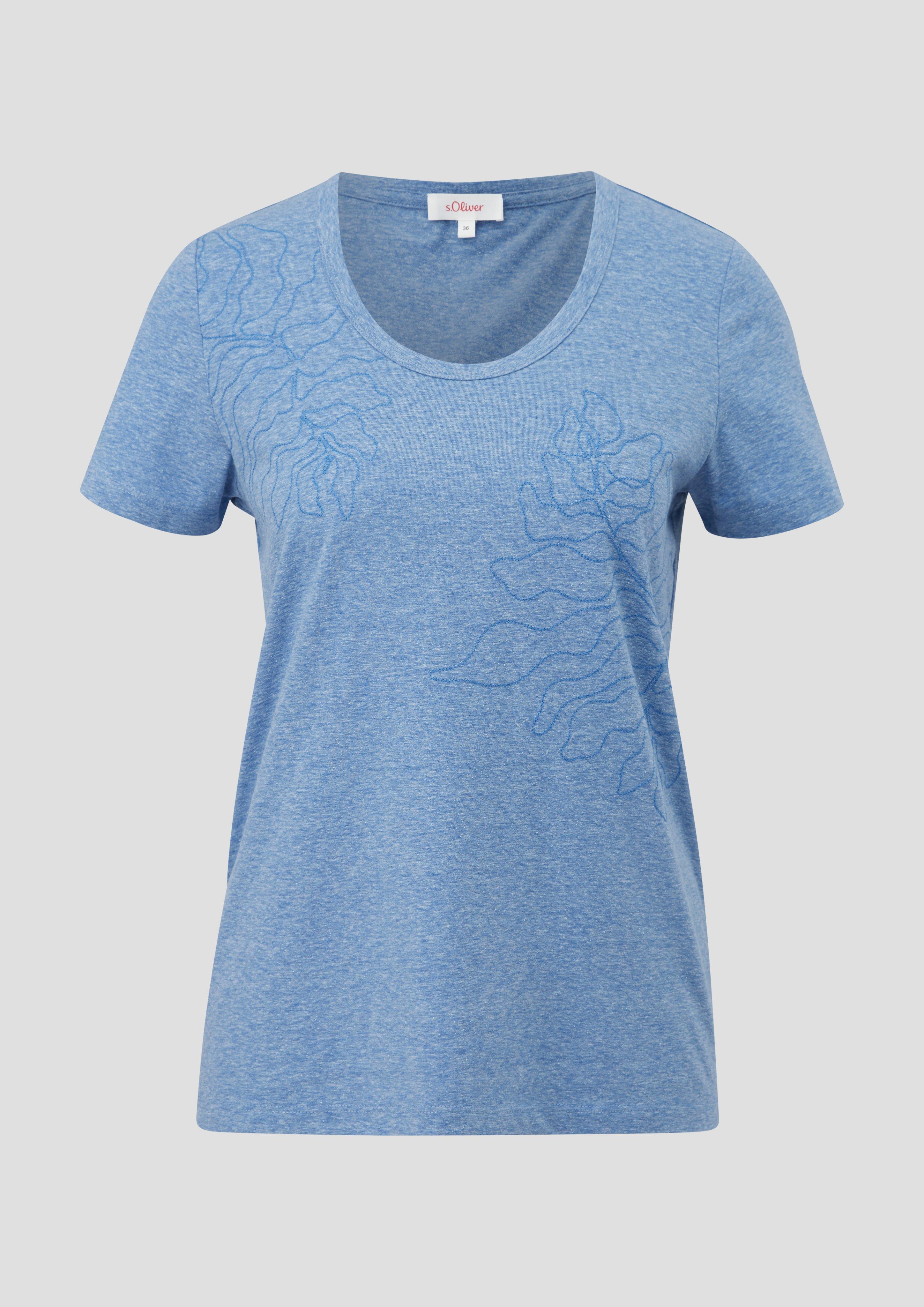 T-Shirt mit Stickerei  2144446-55D1