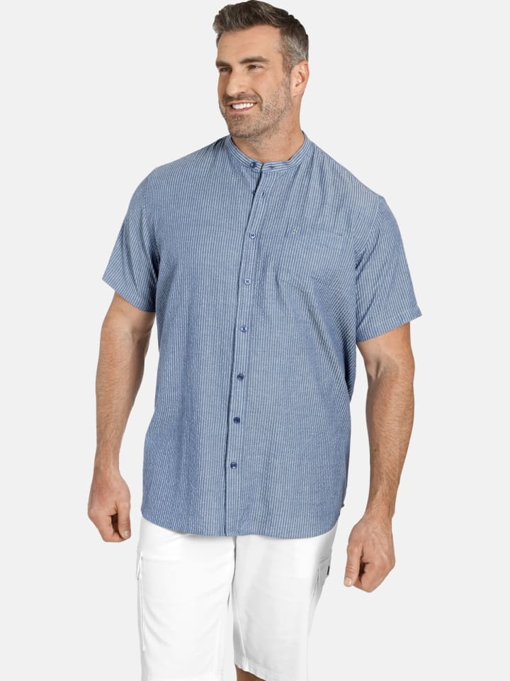 Charles Colby Doppelpack Hemd DUKE CARREY in blau grün günstig kaufen