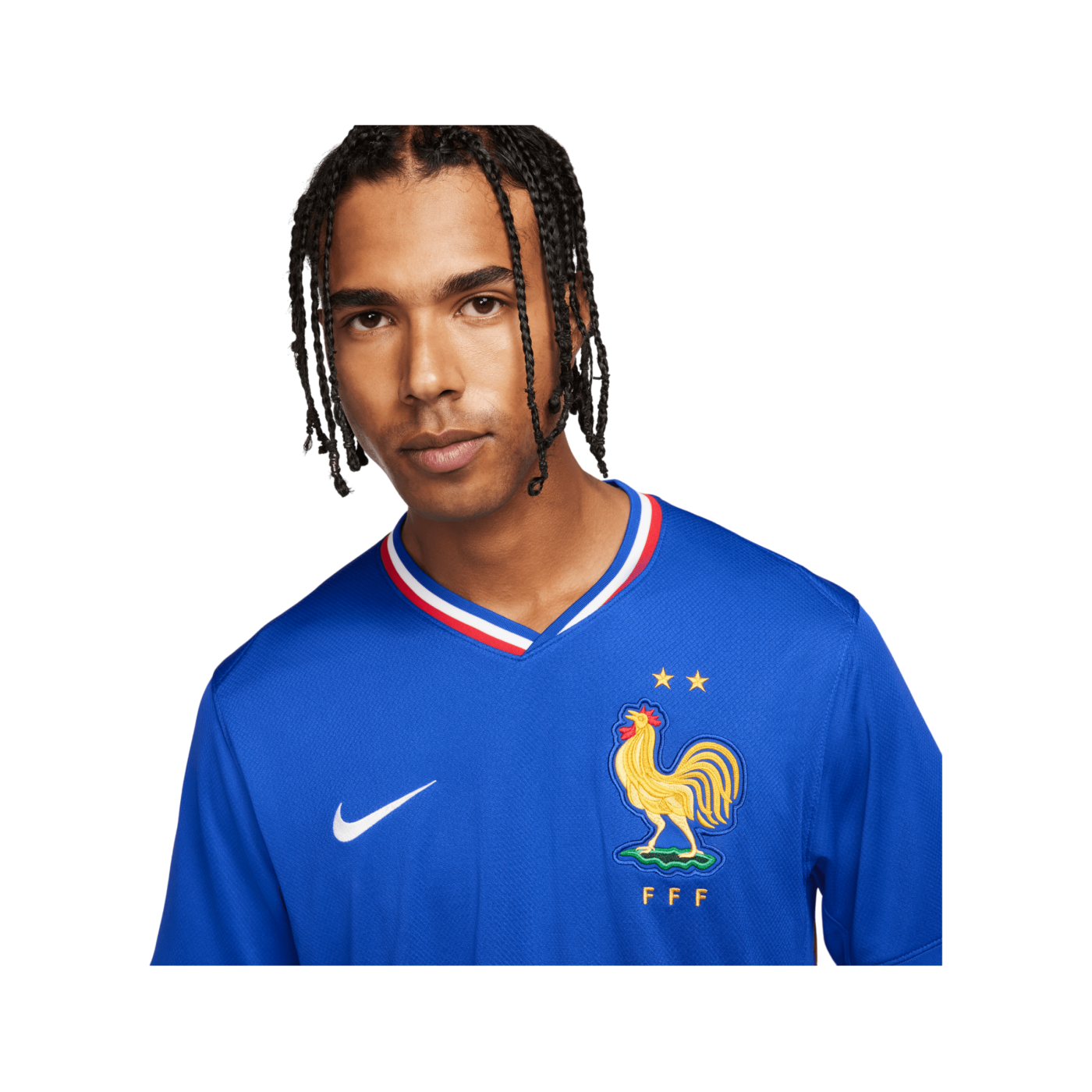 Nike Frankreich Trikot Home EM 2024 Blau F452