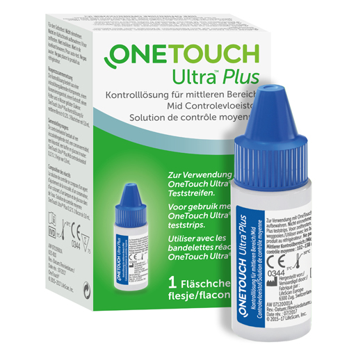 ONE TOUCH Ultra Plus Kontrolllösung mittel  3.8 ml  Lösung