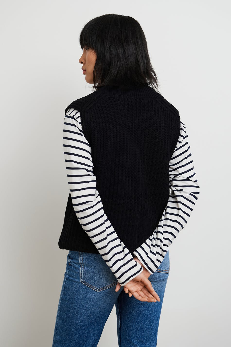 Harper knitted vest