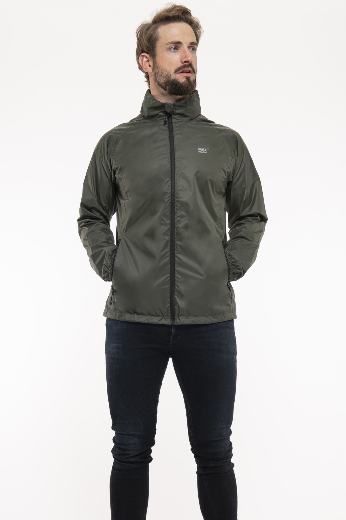 Mac in a Sac Khaki Unisex Regenjacke