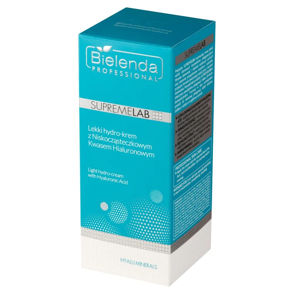 Bielenda Professional Supremelab Hyalu Minerals Light Hydro-Cream met hyaluronzuur