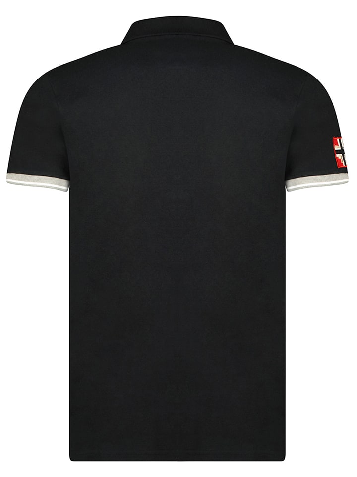 Geographical Norway Poloshirt in Schwarz günstig kaufen