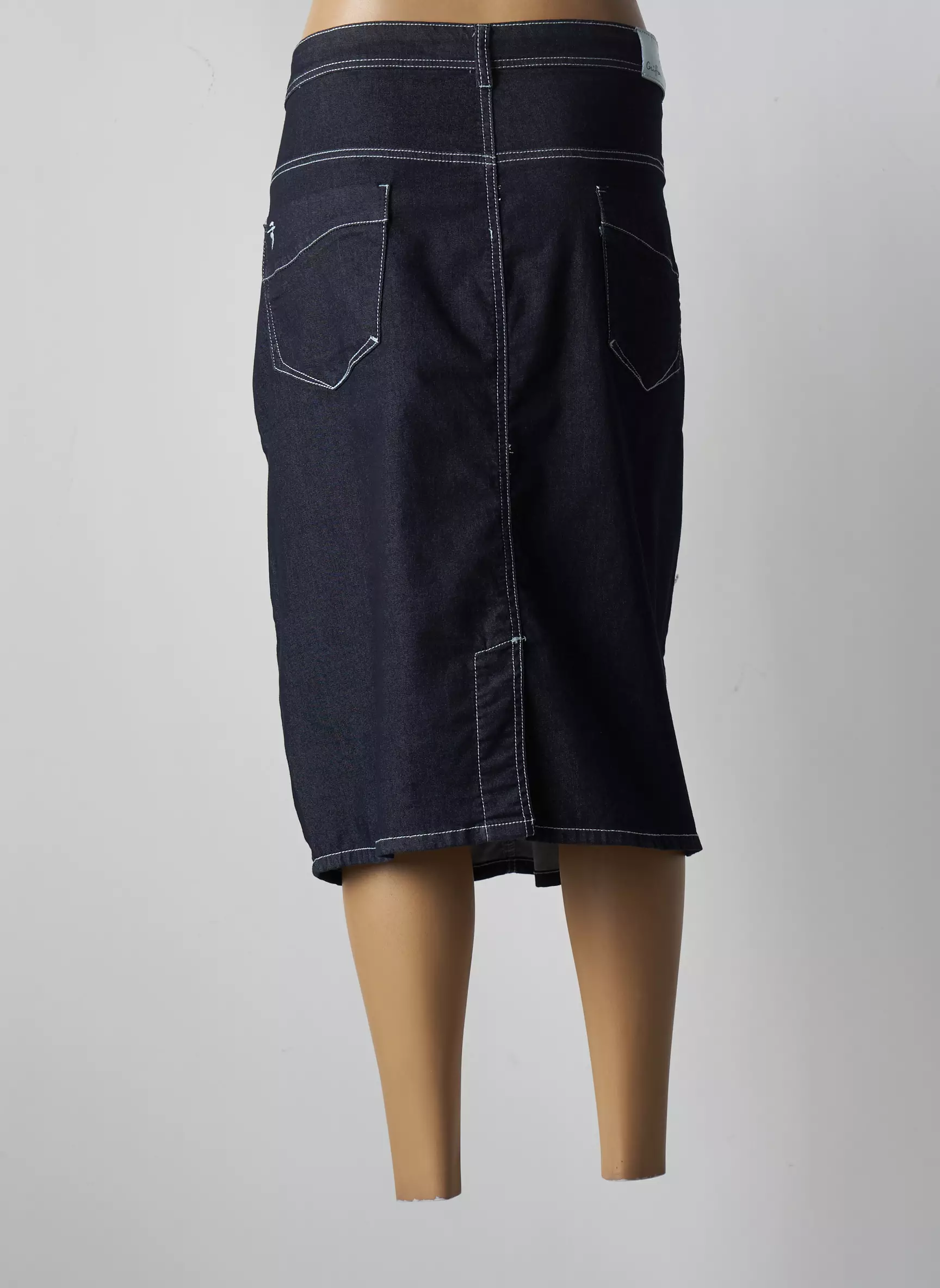 Griffon Jupes Mi Longues Femme couleur bleu