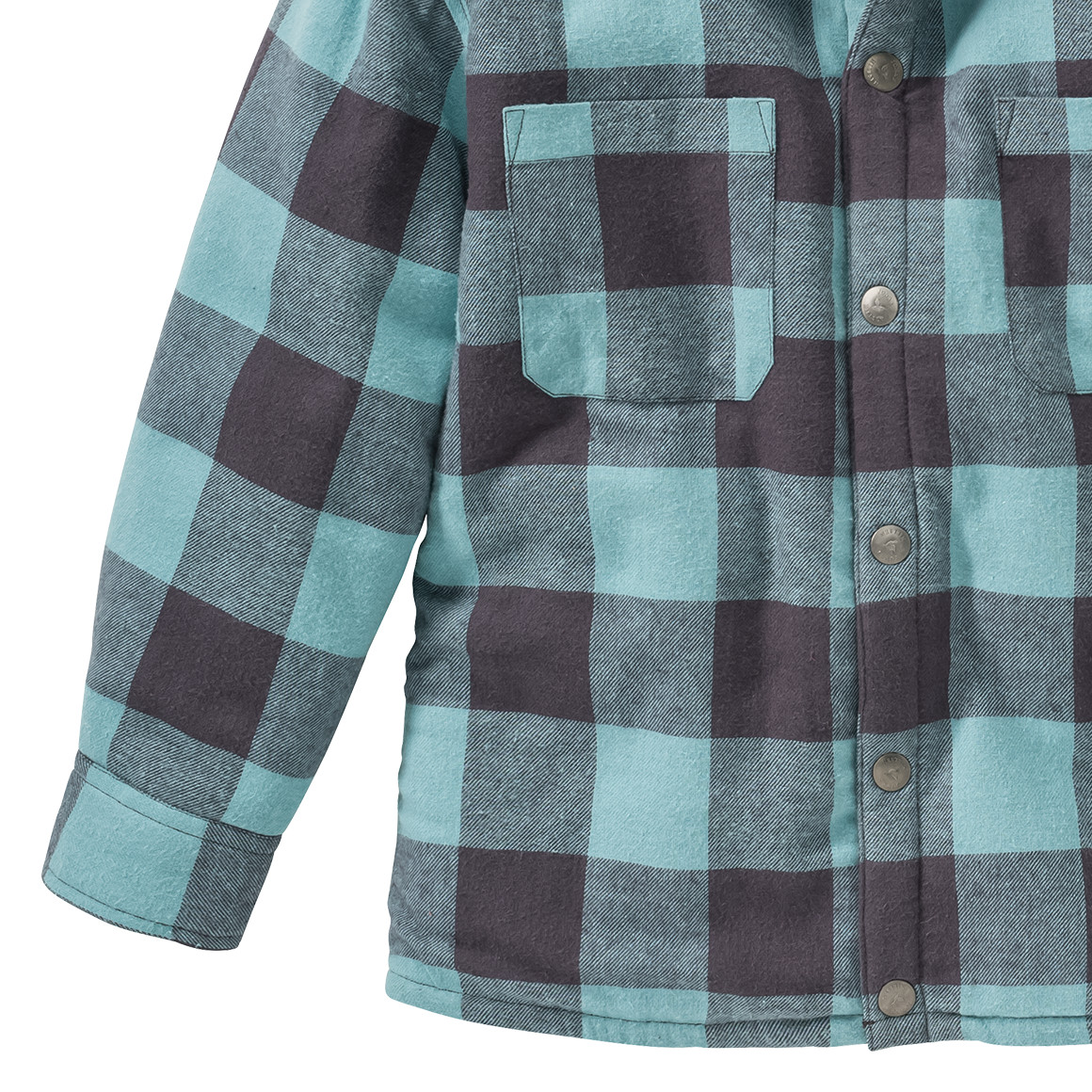 Jungen Hemdjacke im karierten Dessin