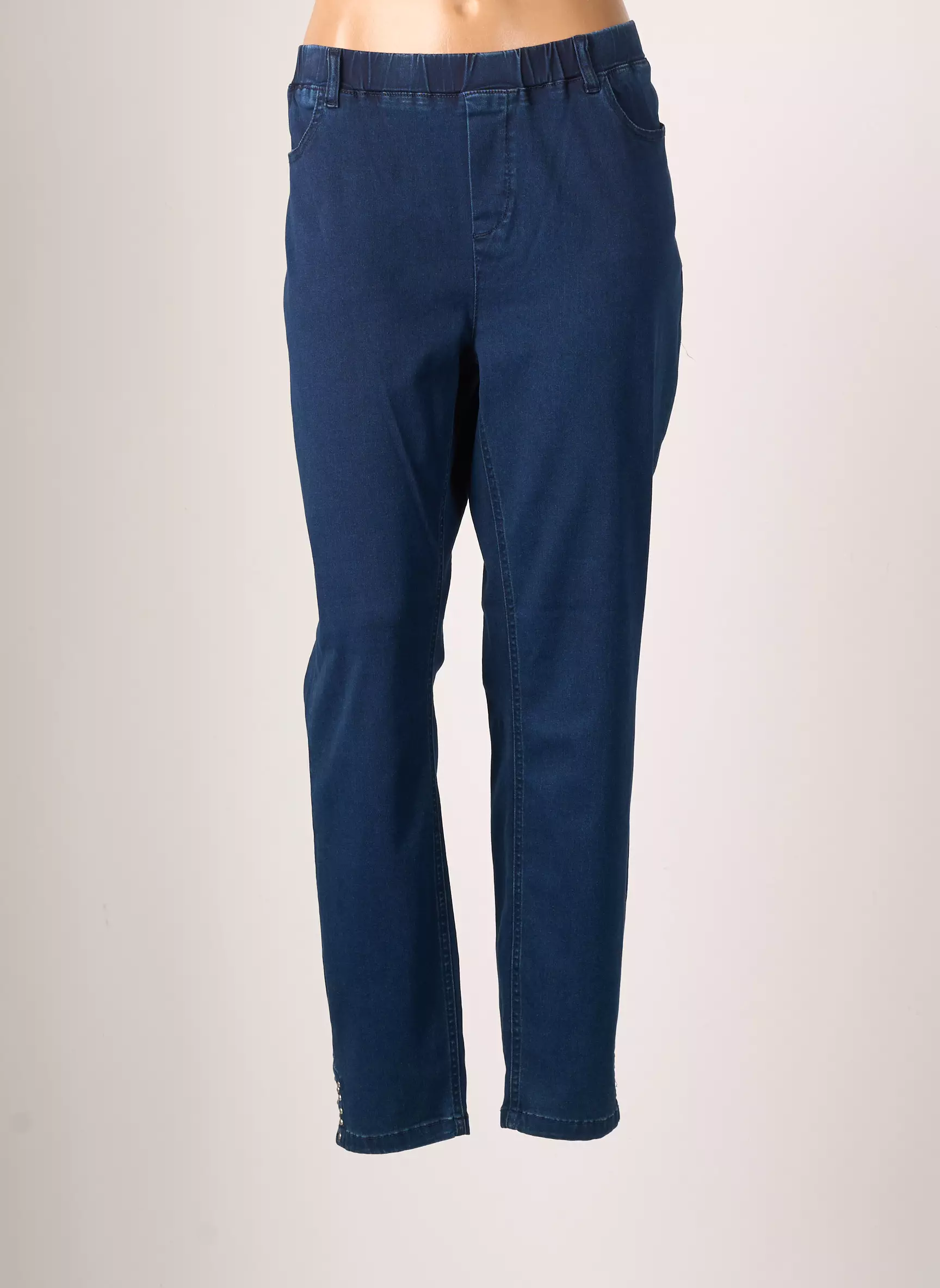 Ciso Jeans Coupe Slim Femme couleur bleu