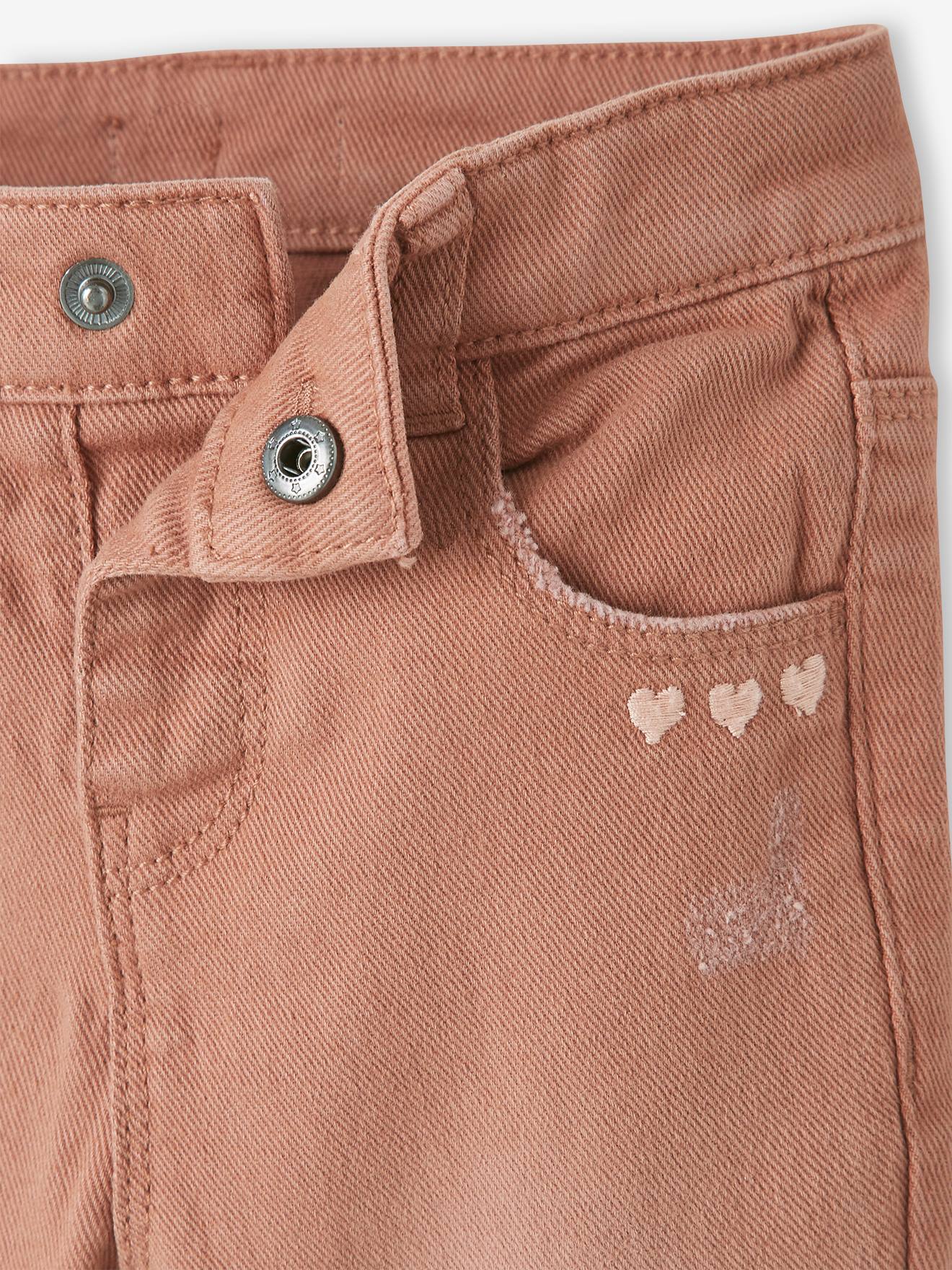 Vertbaudet Baby Slim-Fit-Hose, Stretch - ziegel