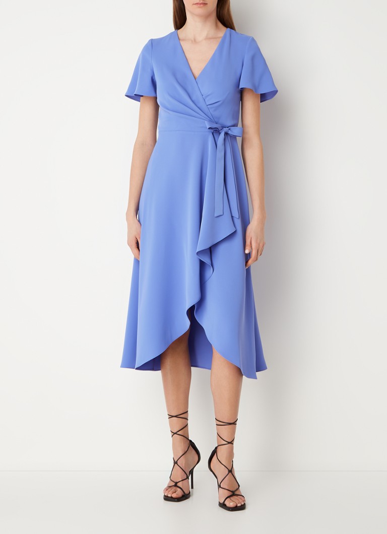 Rochie înfășurată cu imprimeu digital Julissa Phase Eight