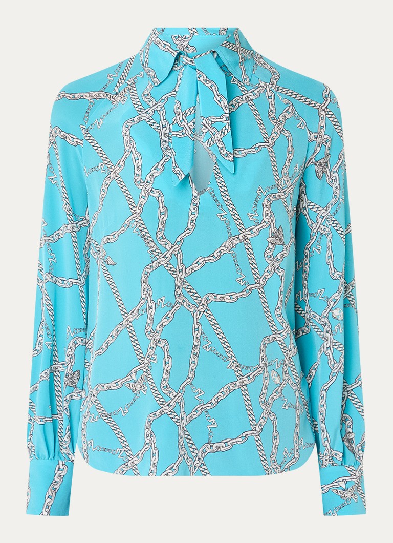 Zadig&Voltaire printed silk tuile tunic