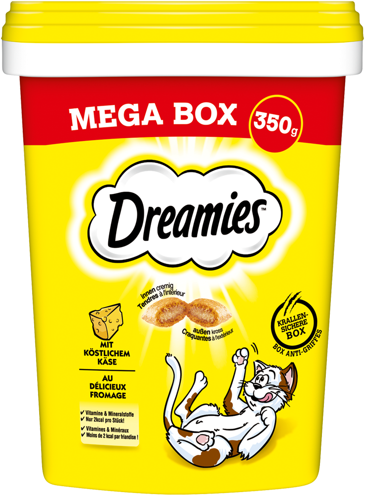 DREAMIES Mega Box mit Käse 350g