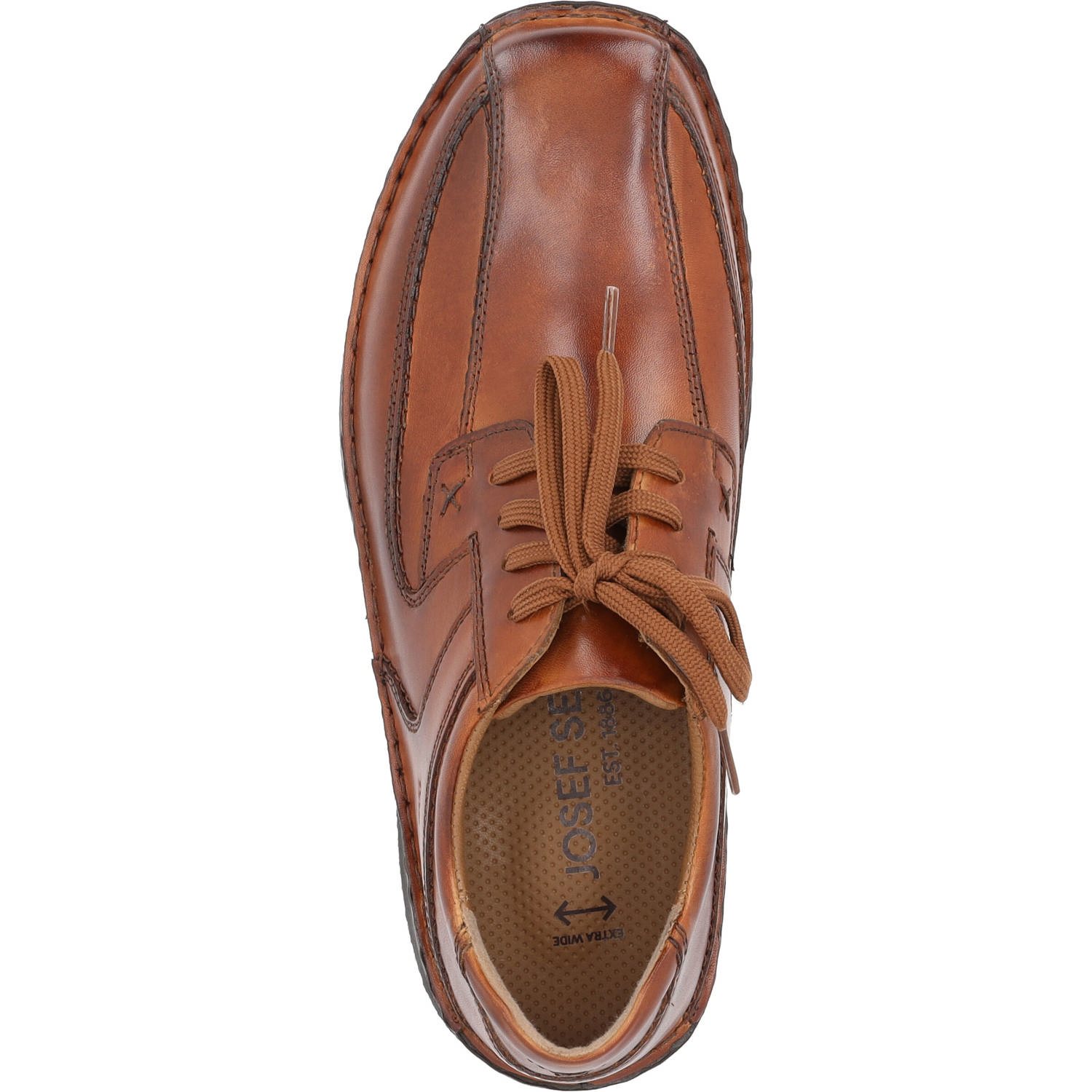 Josef Seibel Anvers 08 43360, Schnürschuhe, Herren, cognac