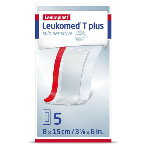 LEUKOMED T plus skin sensitive steril 8x15 cm  5 St  Pflaster