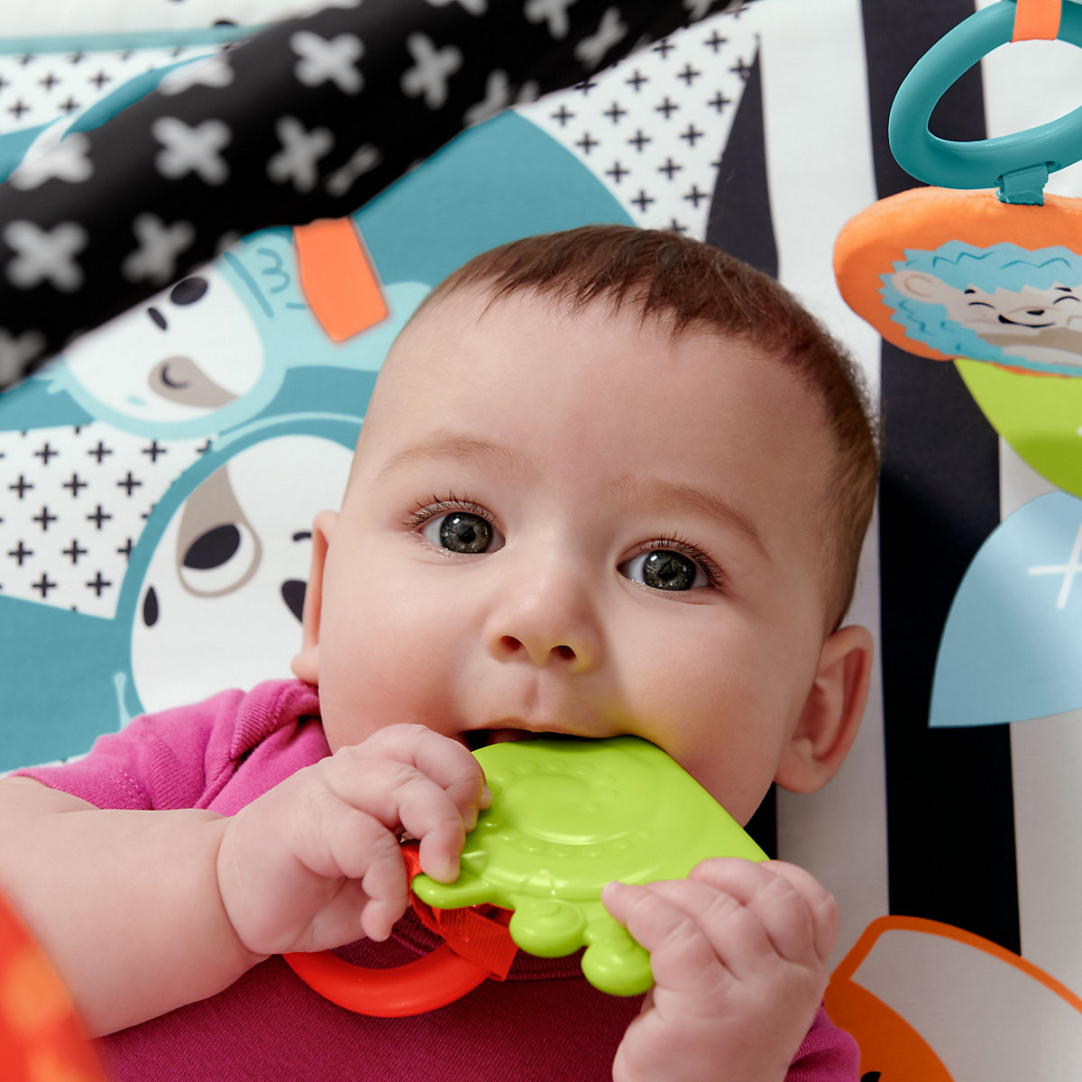 Fisher-Price Tierfreunde Kontrast-Spieldecke