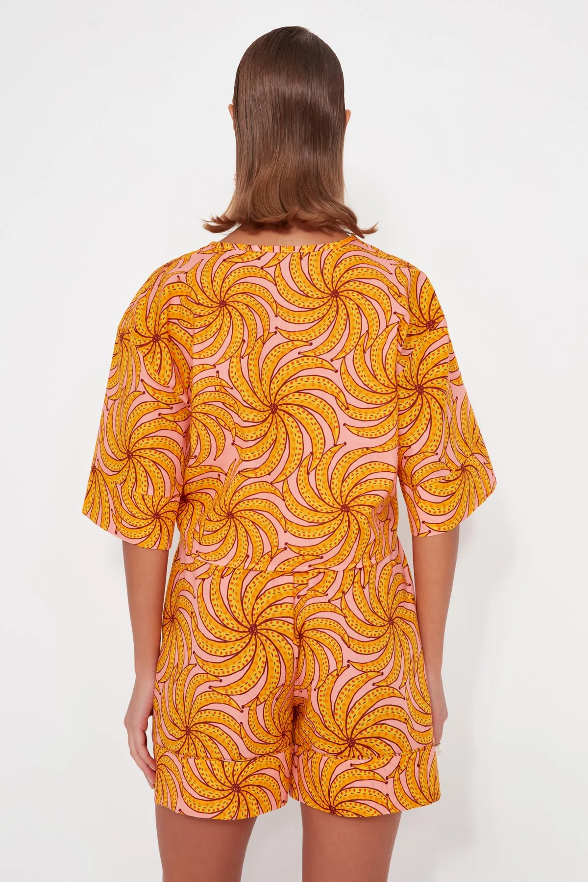 Trendyol Collection  Set aus Hemd und Shorts aus 100 % gewebter Baumwolle mit Fruchtmuster TBESS23AU00082
