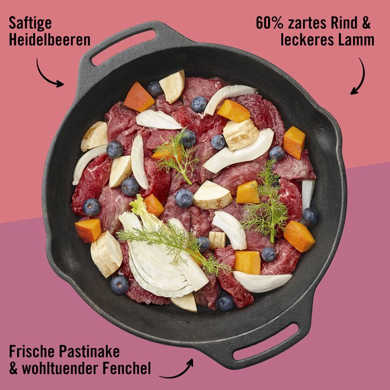 Sparpaket Dogs'n Tiger Schlemmermenü für Hunde 12 x 400 g