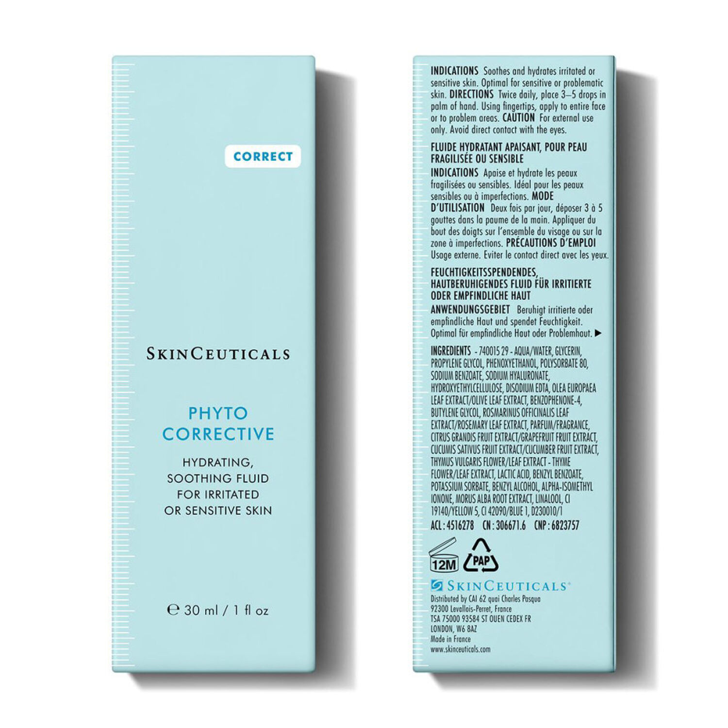 Skinceuticals Phyto Corrective Sérum Apaisant Peaux Irritées 30 ml