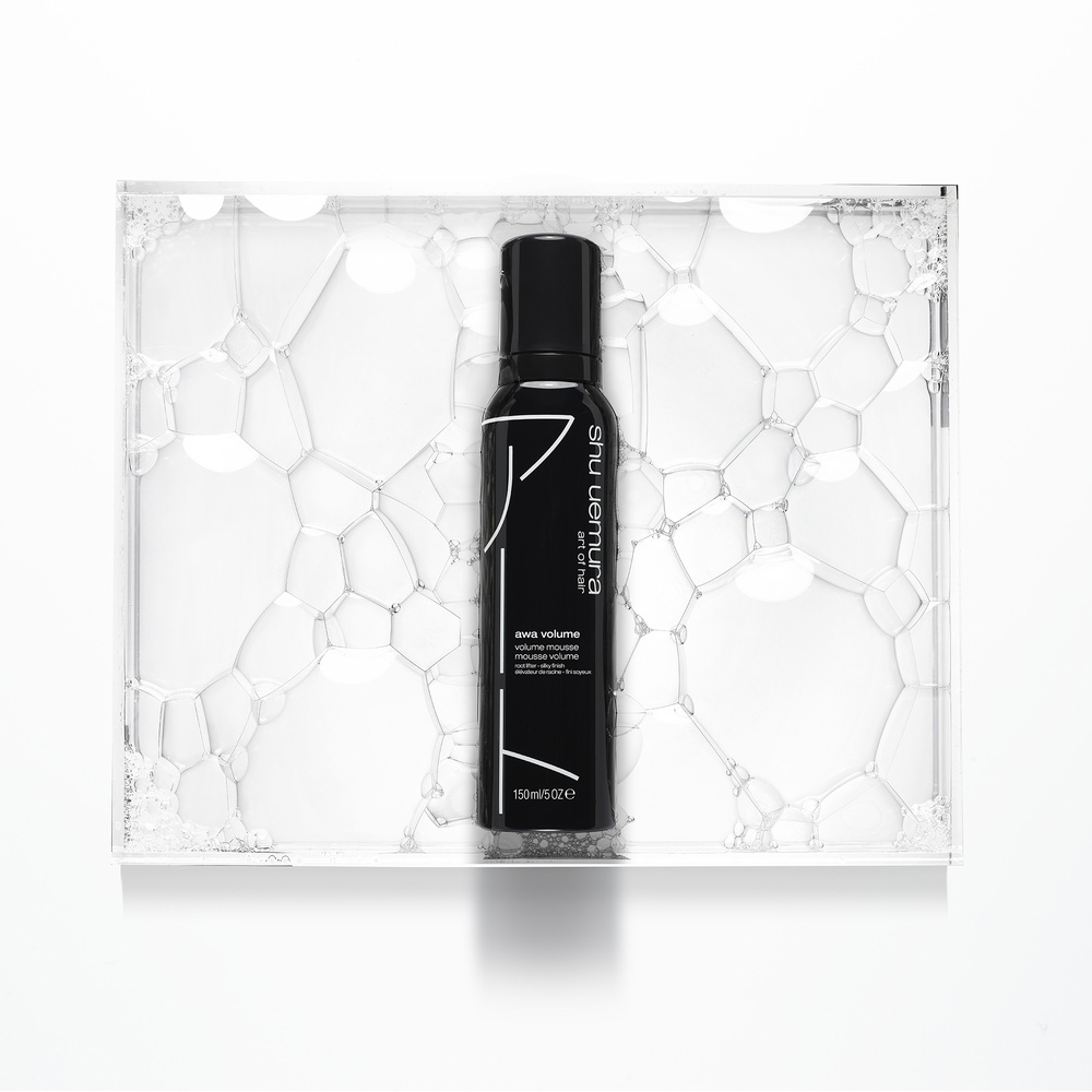 shu uemura art of hair mousse awa volume mousse volumisante