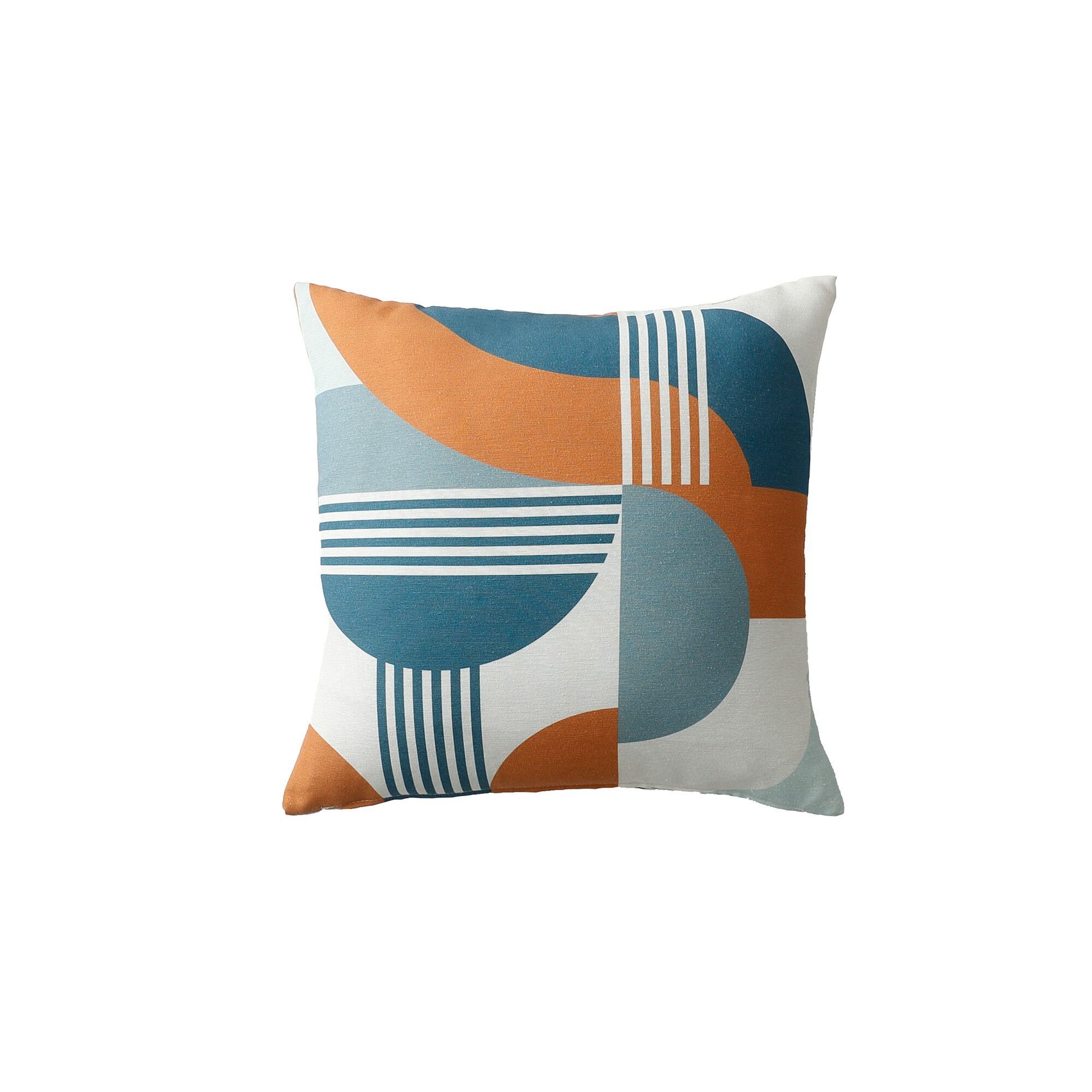 Housse de coussin imprimé art déco