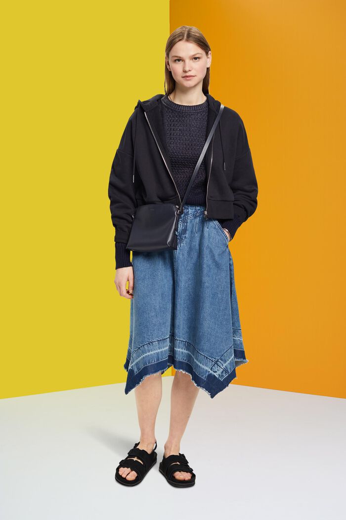 Zopfpullover im Metallic-Look