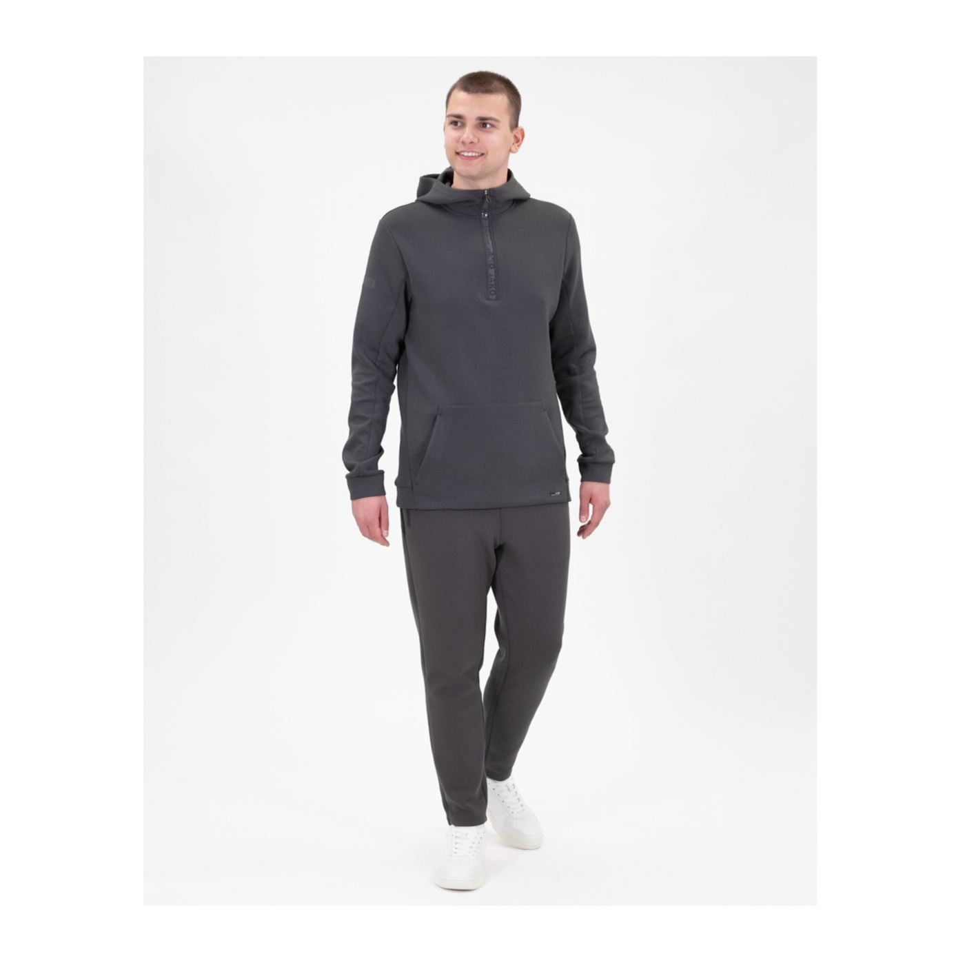 JAKO Pro Casual Kapuzenjacke Grau F855