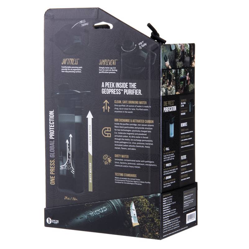 Grayl Geopress Purifier Bottle Trinksystem